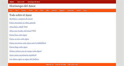 Desktop Screenshot of horoscopodelamor.net