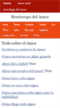 Mobile Screenshot of horoscopodelamor.net